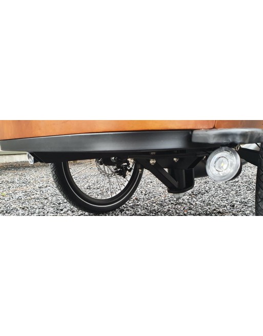 Vogue Superior Deluxe Elektrische Bakfiets Zwart